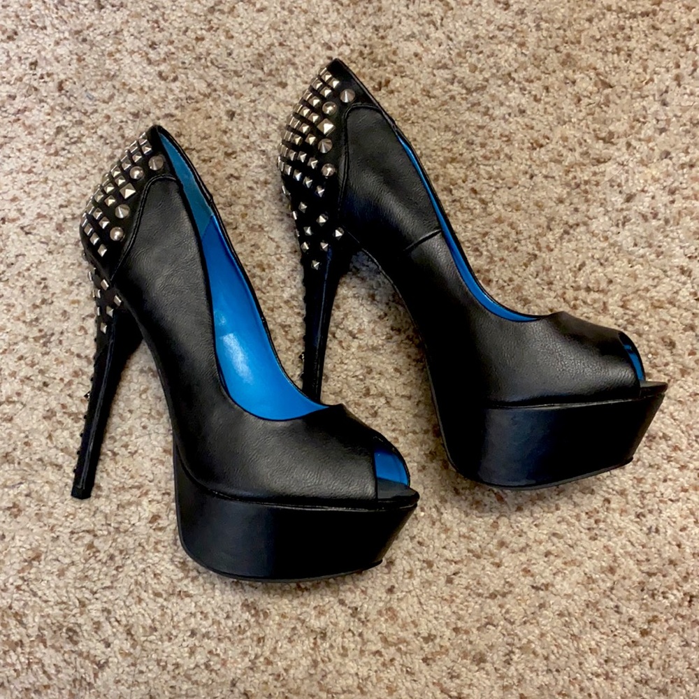 Studded heels
